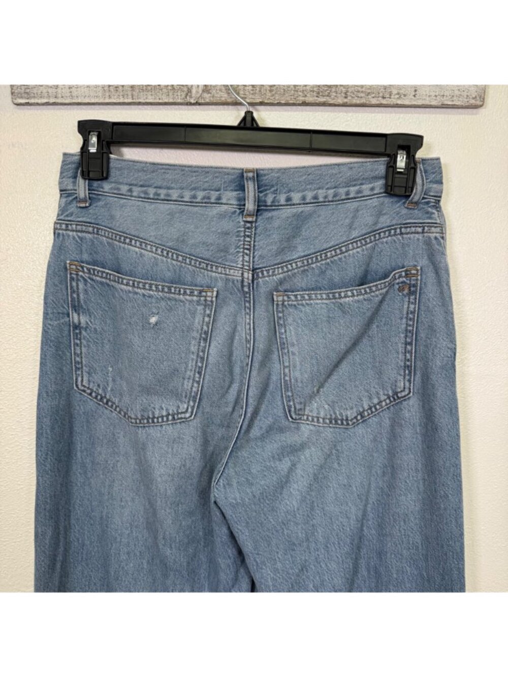 NWT Madewell The Perfect Vintage Wide-Leg Jean Women's Size 27 Tall Casual - Picture 14 of 16